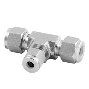 变径卡套三通管接头